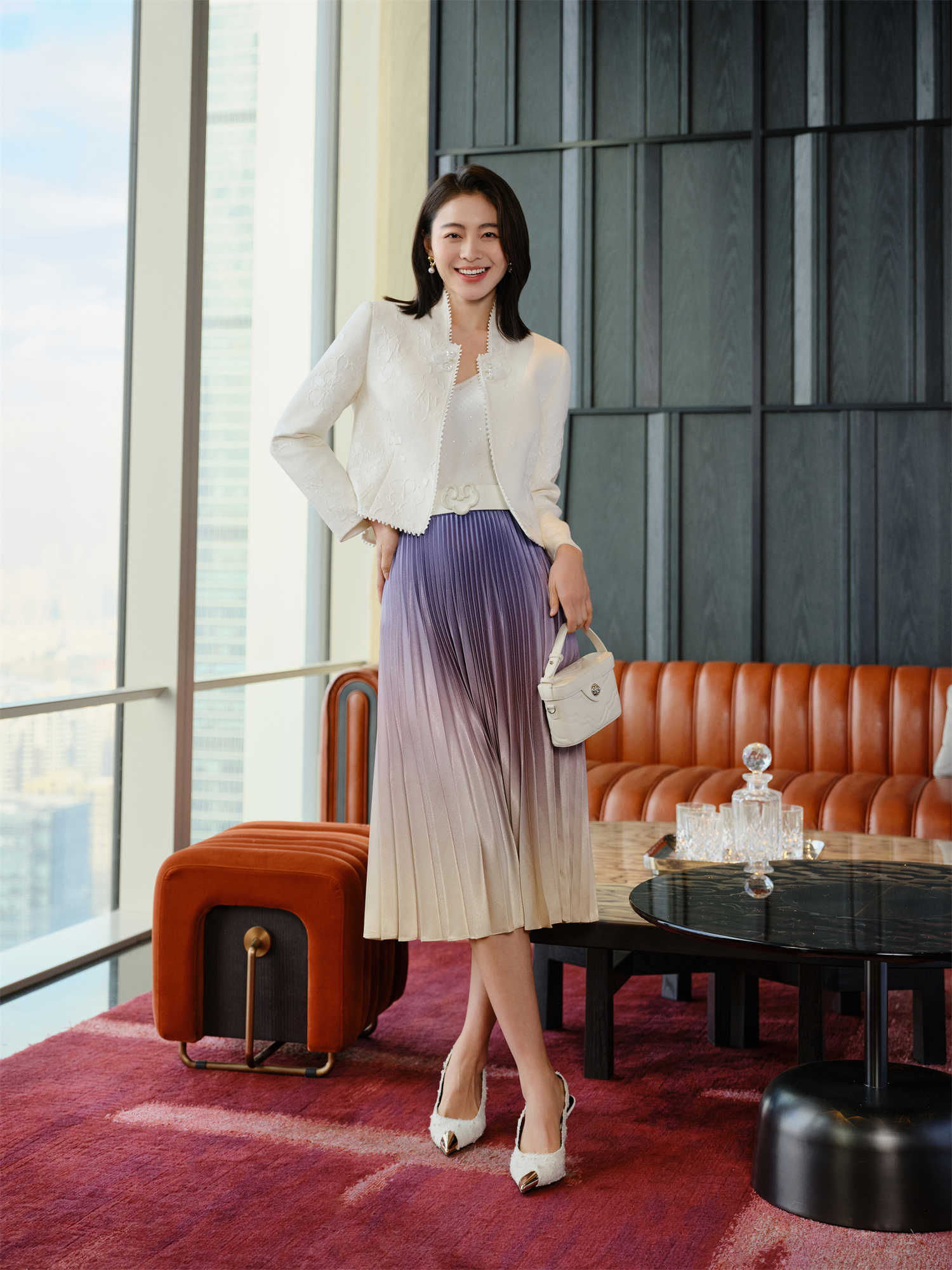 Traditional Chinese-style Short Jacket | White