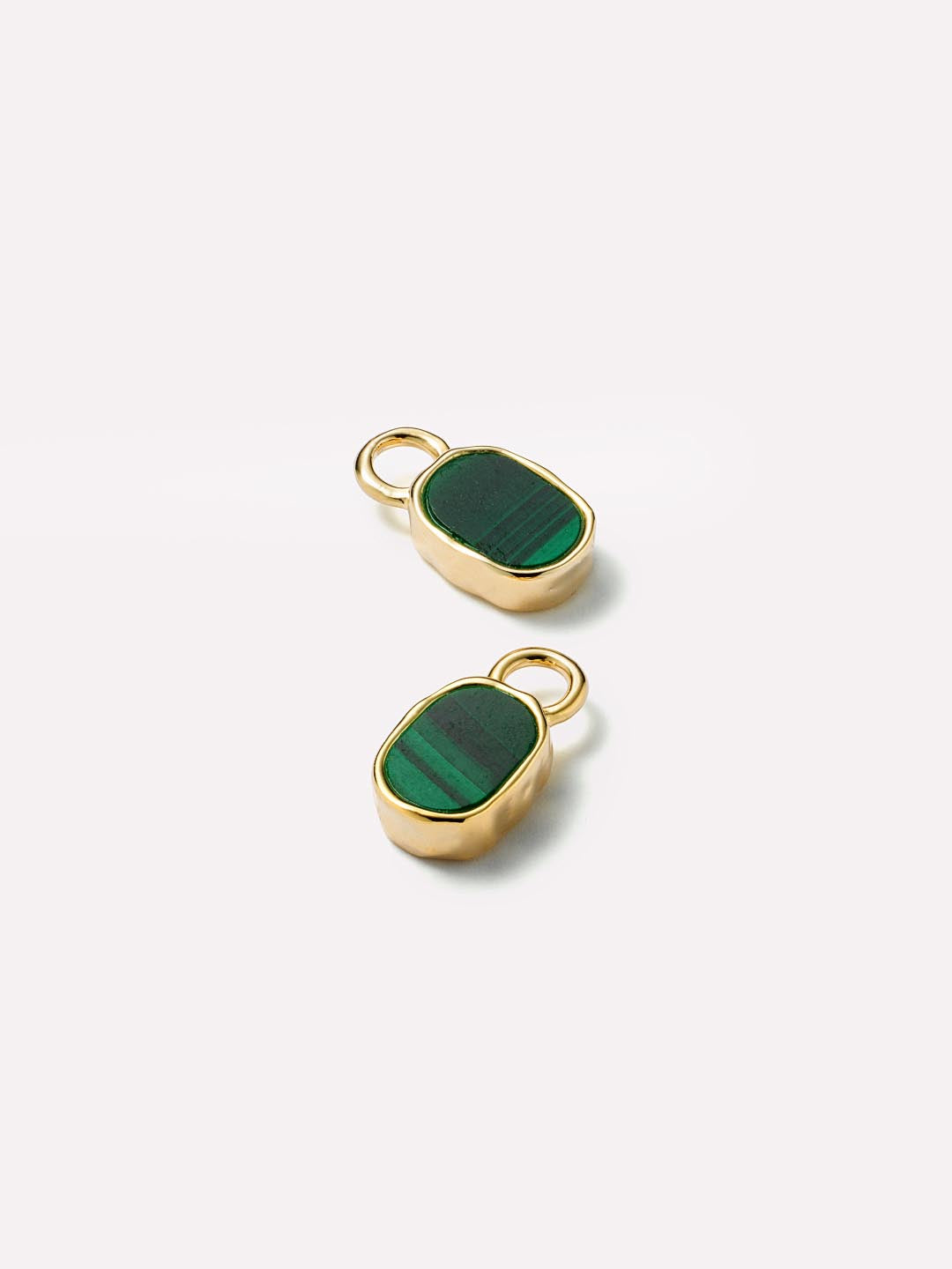 Ana Luisa Jewelry Earring Charms Malachite Charms Gold