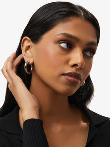 Tia Small Hoop Earrings | Sterling Silver