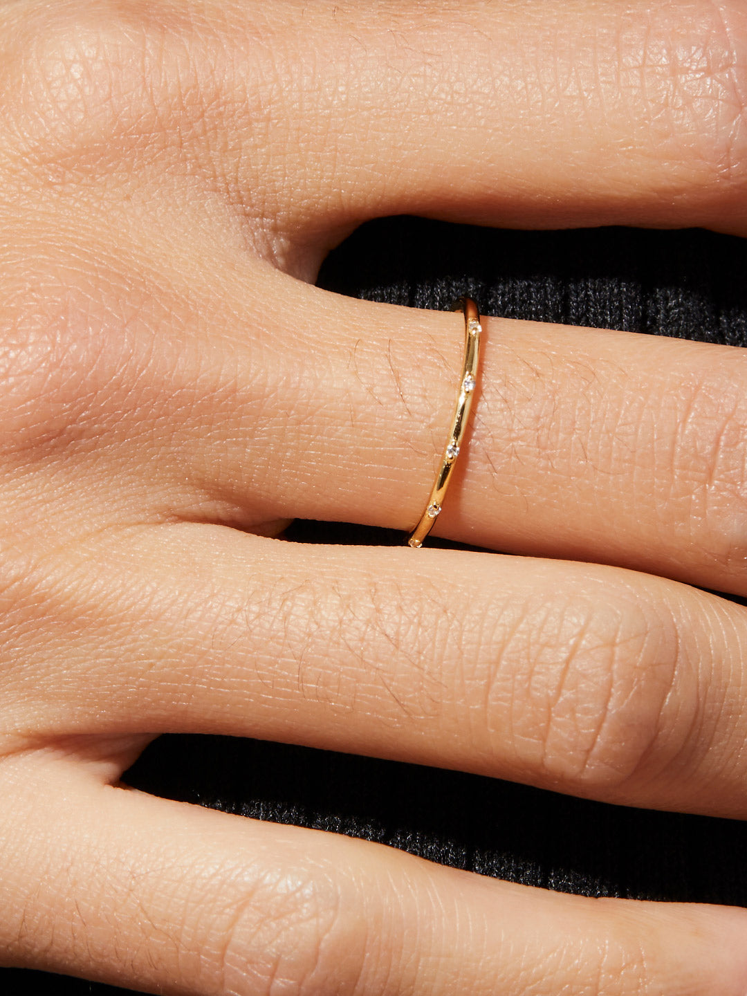 Bailey Pave Ring | 14K Gold on Sterling Silver | Cubic Zirconia