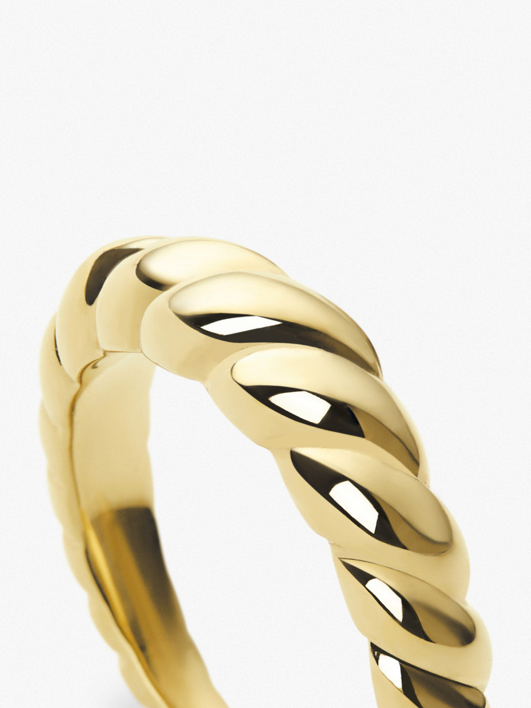 Ana Luisa Jewelry Rings Gold Twist Ring Rope Slim