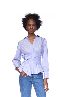 Leighton Top | Novelty Stripe