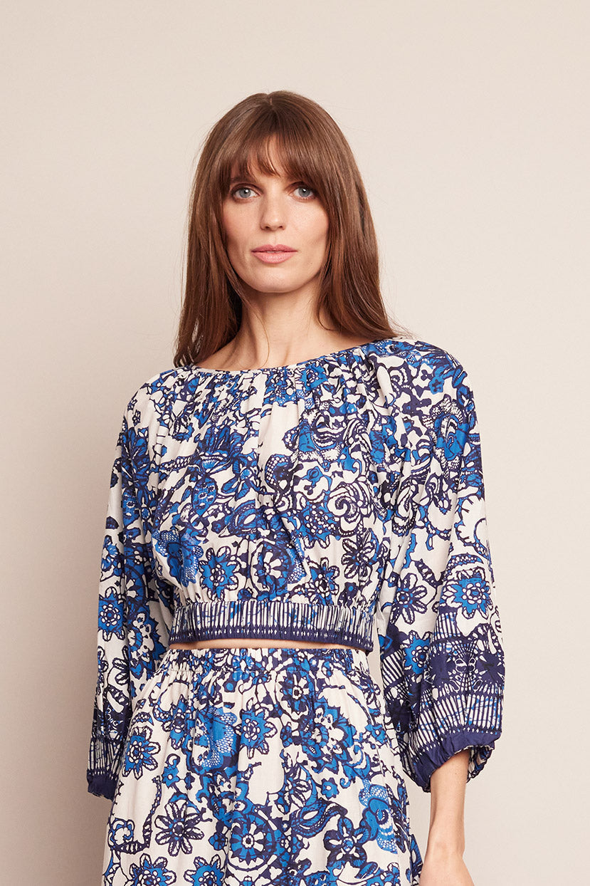 Benny Top | Dentelle Blue