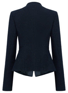 Wool Tweed Blazer | Black