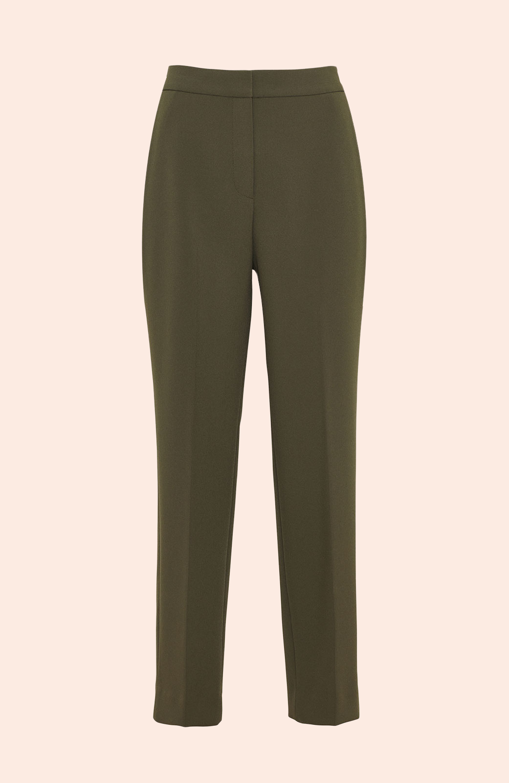 Stretch Crepe Erin Pant | Olive