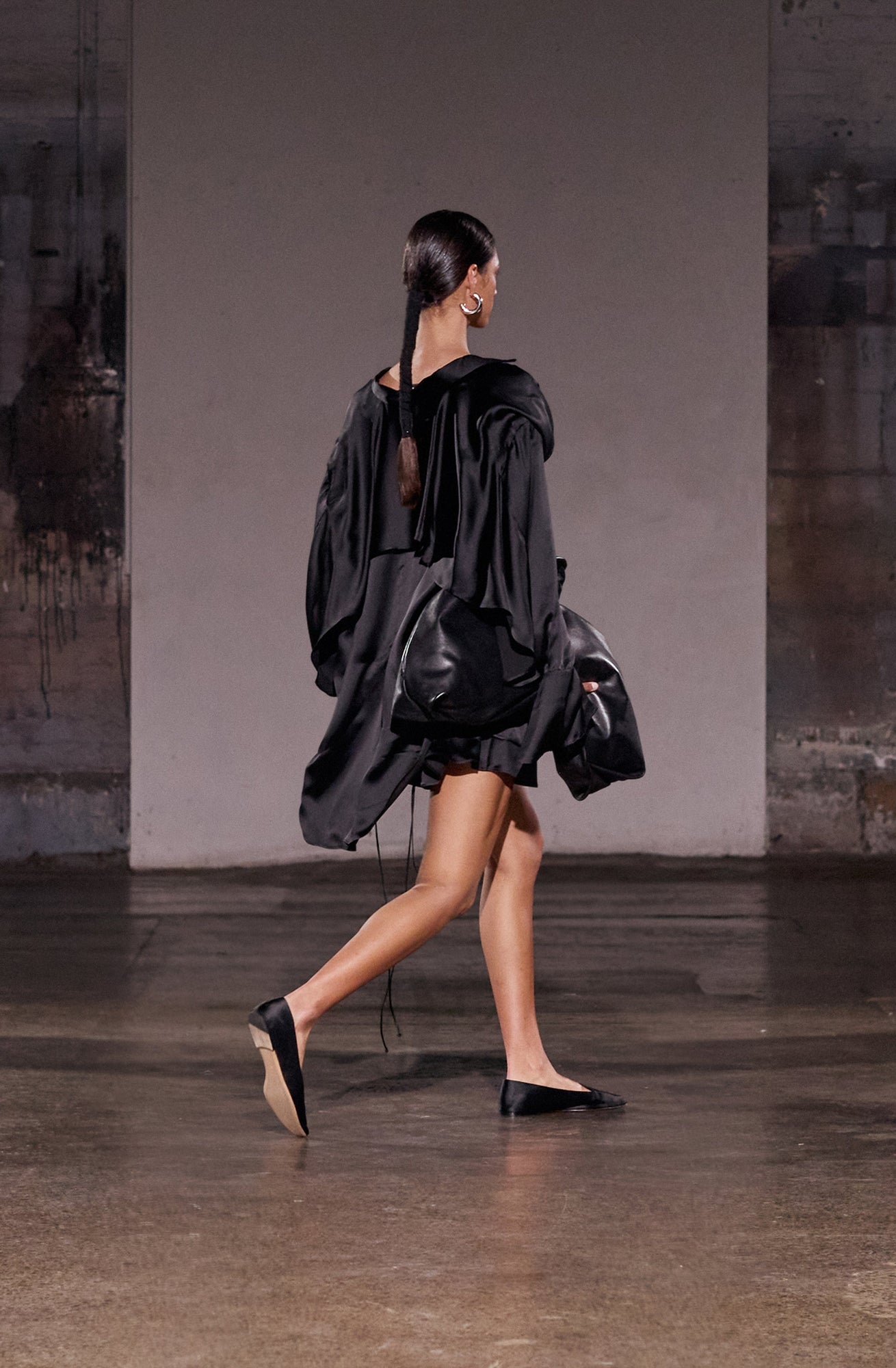 Magma Draped Back Shirt | Lobster Silk