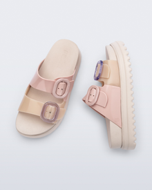 Womens | Cozy Platform | Beige/Pink