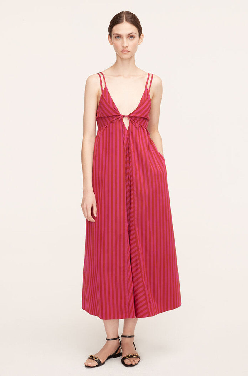 Marseille Stripe Dress | Marseille Stripe Hibiscus Combo