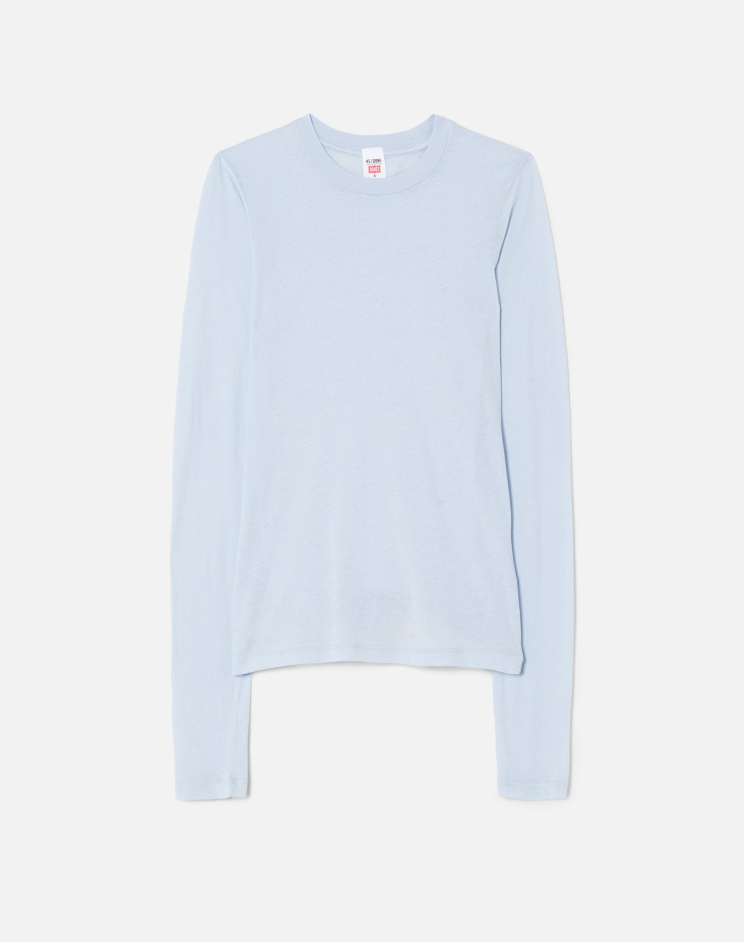 Hanes Sheer Long Sleeve Tee | Baby Blue