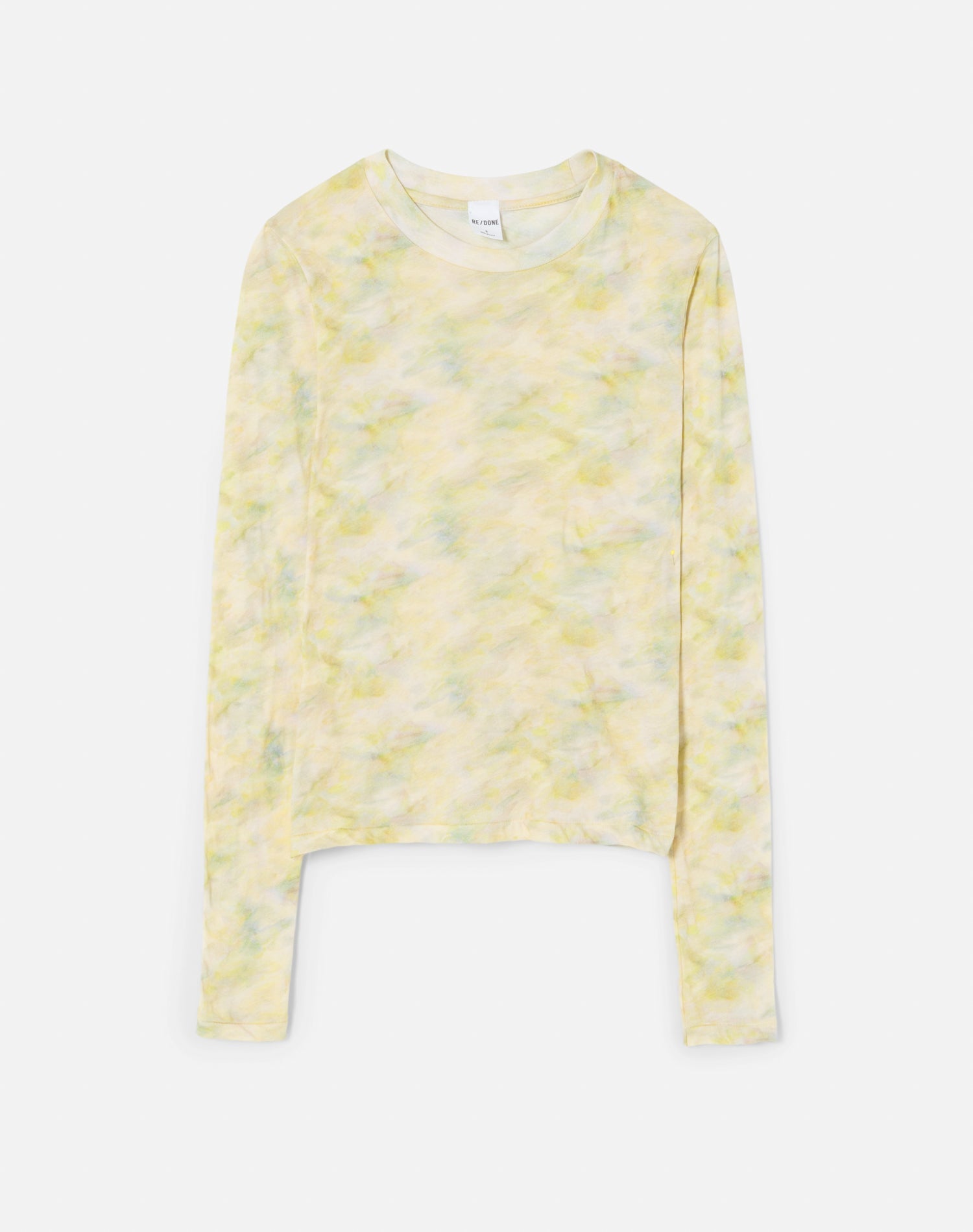 Sheer Long Sleeve Tee | Bumblebee Watercolor