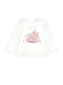 Girls | Long-Sleeved Jersey T-Shirt | Cream
