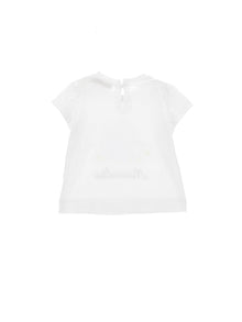 Girls | Castle Print T-Shirt | White