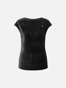 EP YAYINGWaist-Cinched Base Layer Top | Black