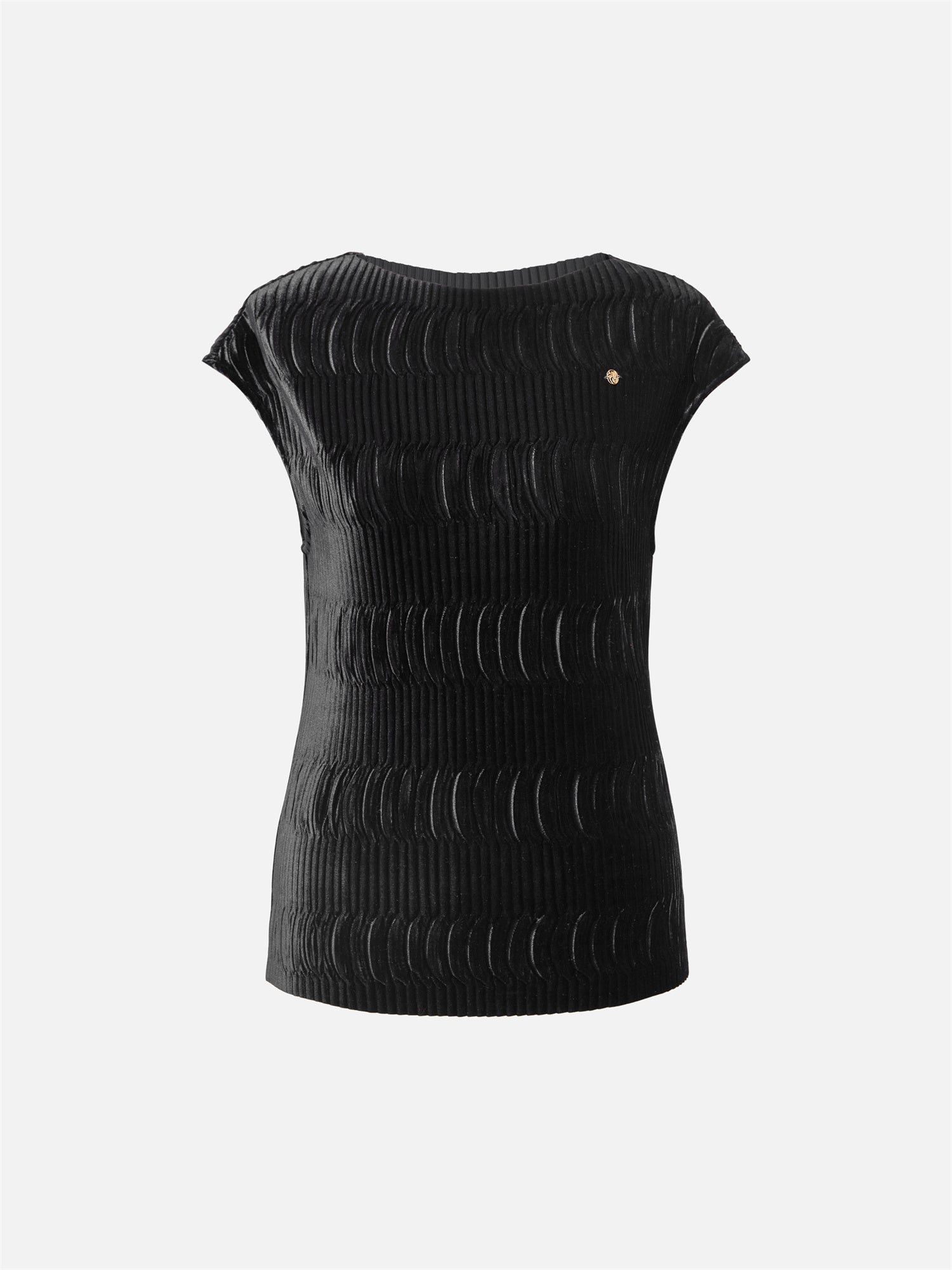 EP YAYINGWaist-Cinched Base Layer Top | Black