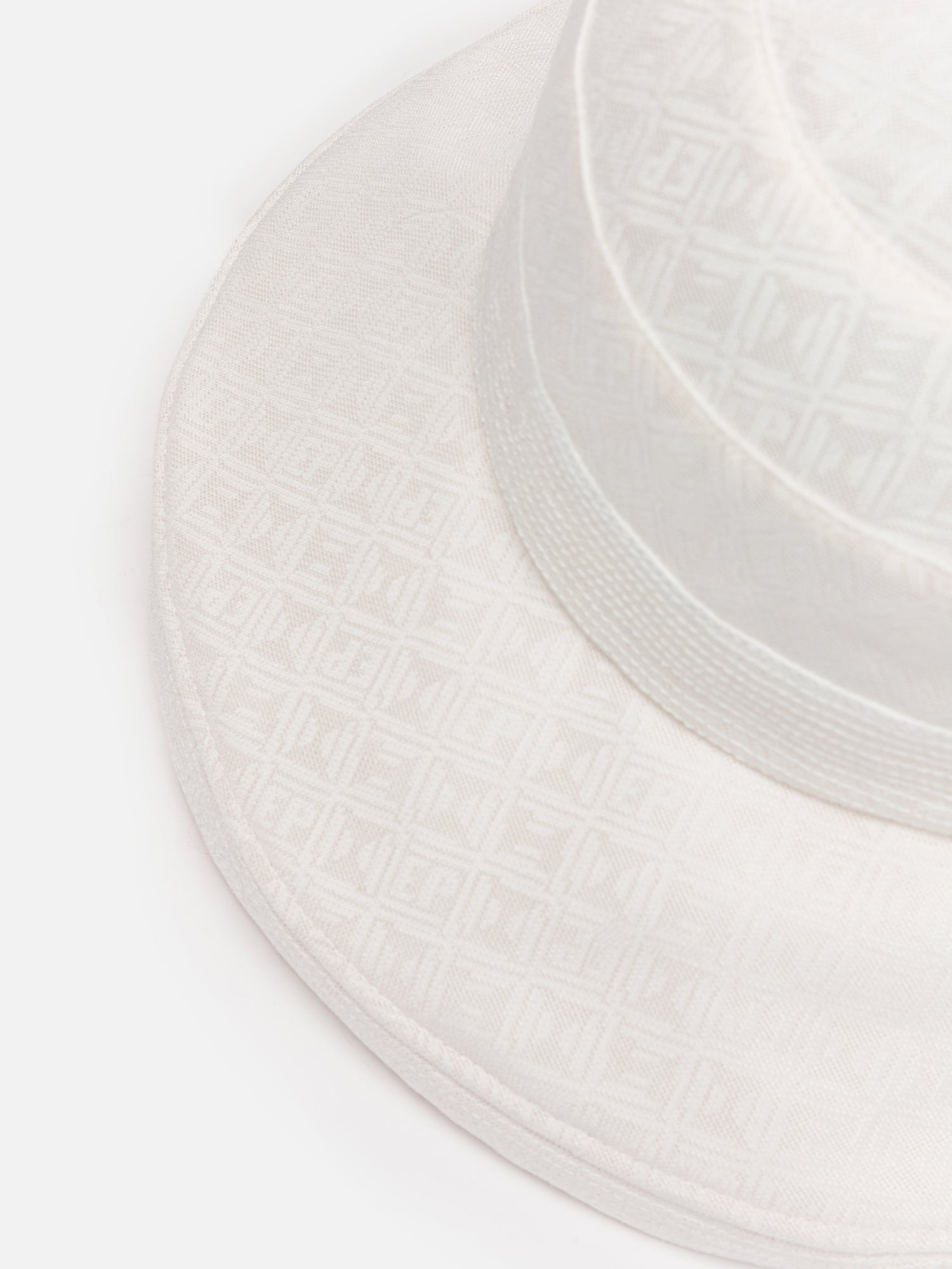 Silk Flower Sun Hat | White