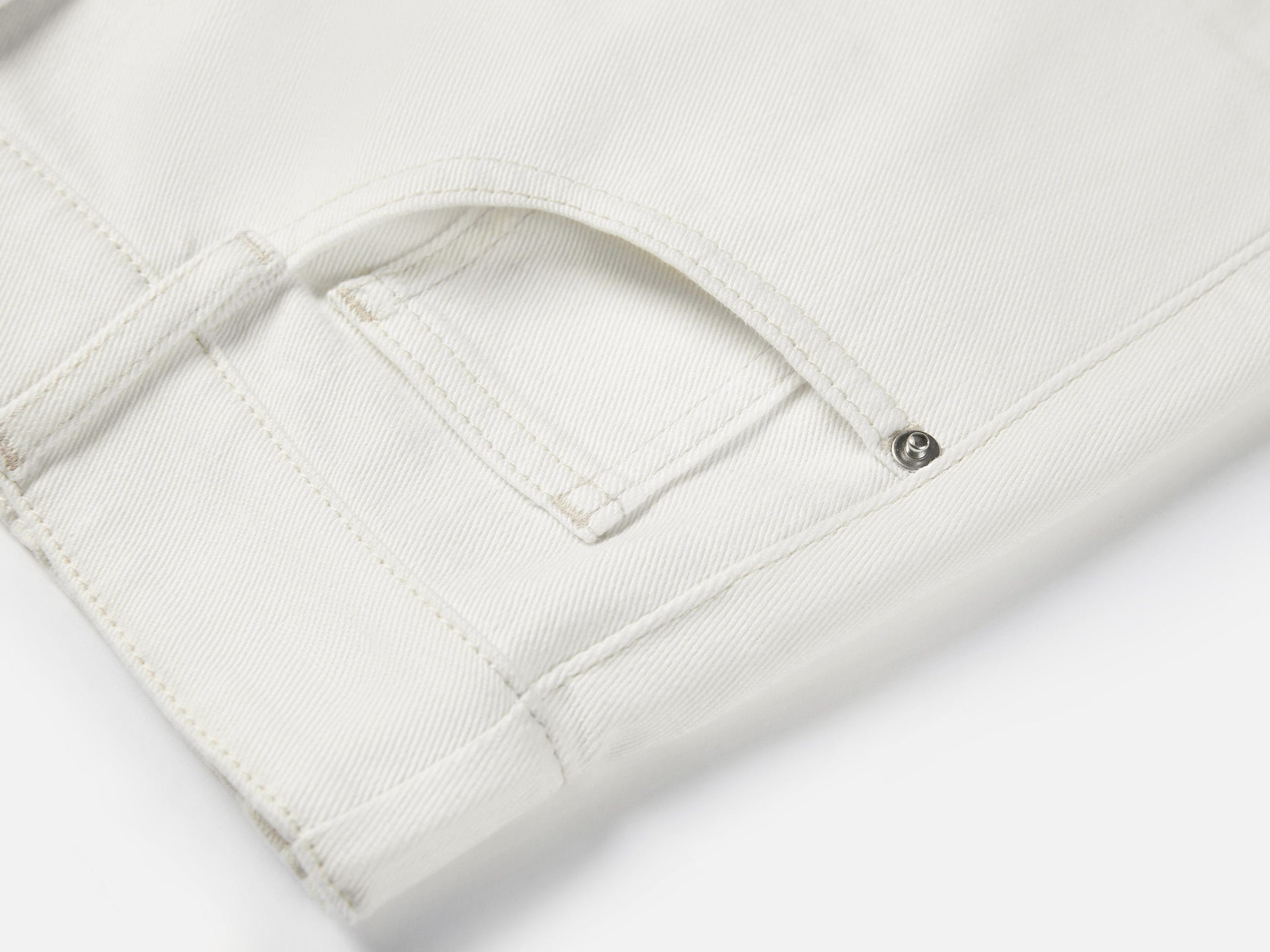 Denim Shorts | White