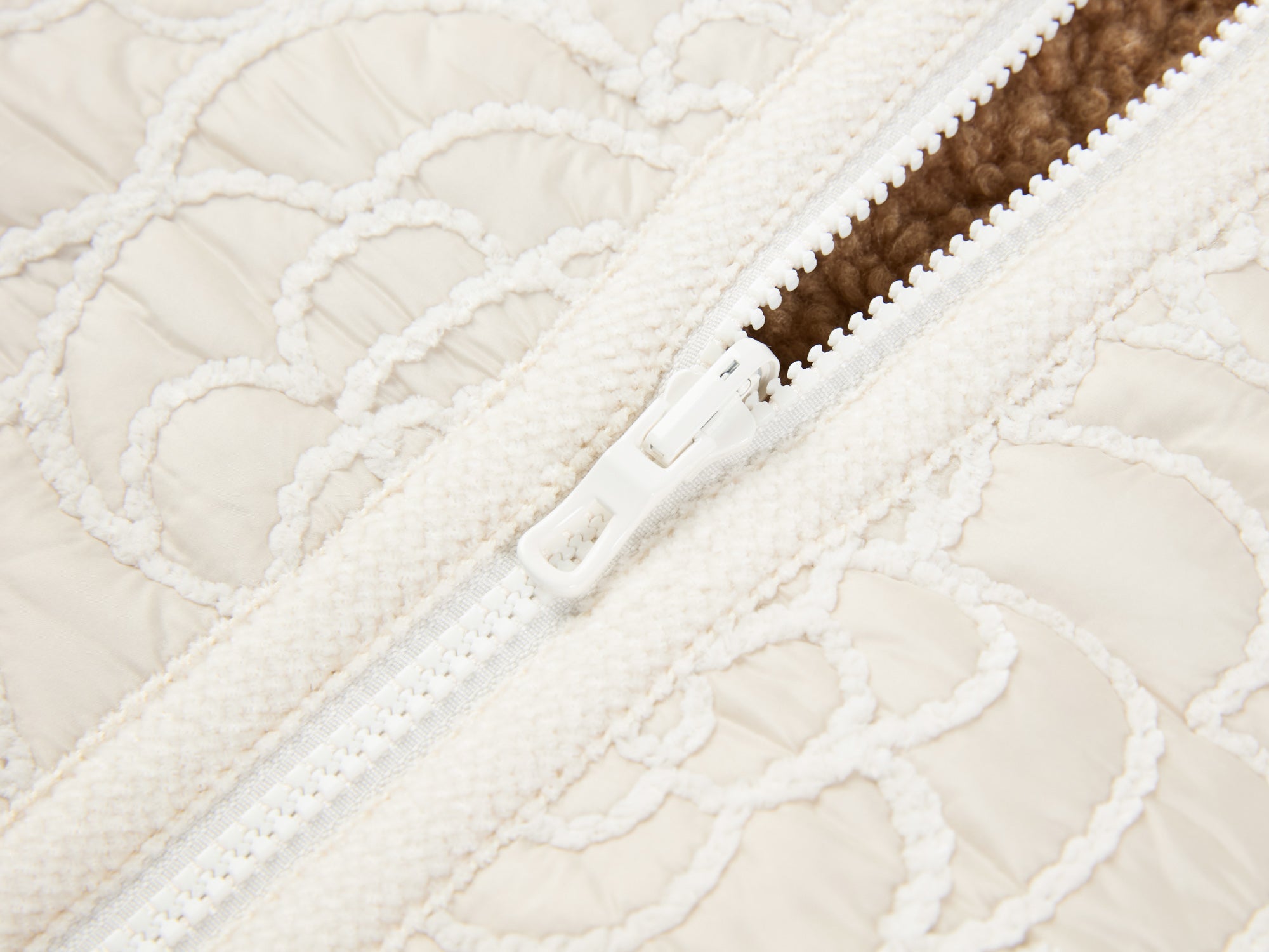 Waist-Defining Cotton Jacket | Beige