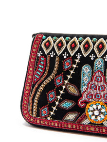 Chain Bag - Medium | Black/Brown Multi