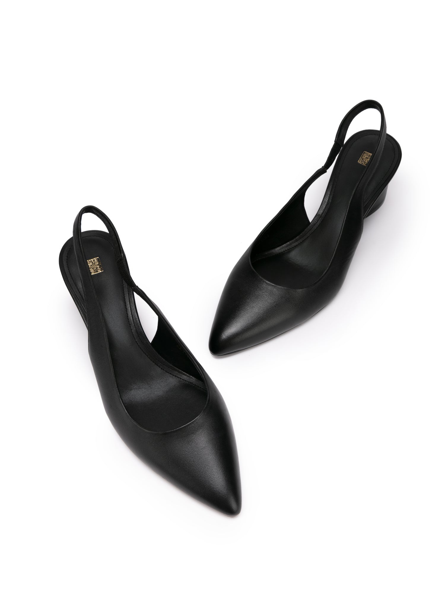 Chinese Elegant Waterdrop Heel Hollow Single Shoes | Black