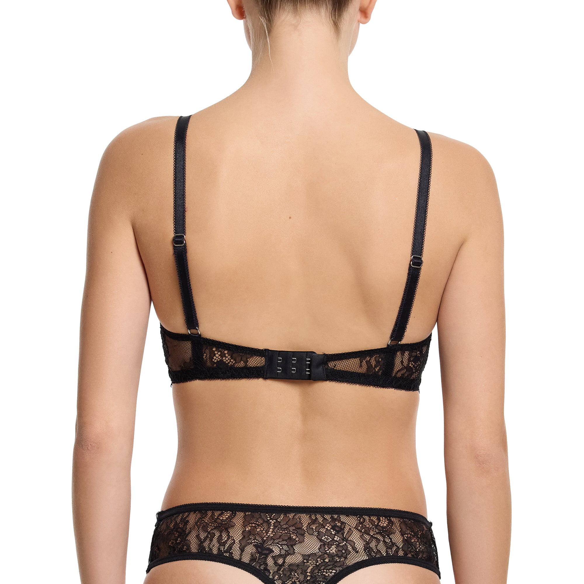 Sheer Seduction Underwire Bra | Black
