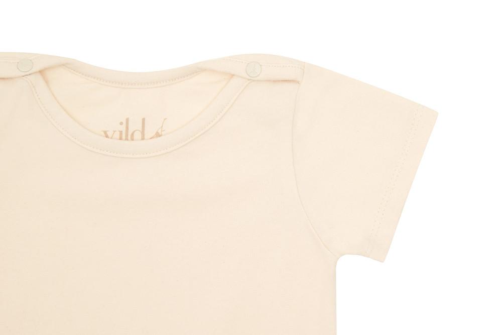 SS Organic Cotton Bodysuit | Ecru
