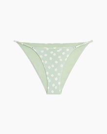 Womens | Hannah Micro Daisies Bikini Bottom | Sea-Green-Multi