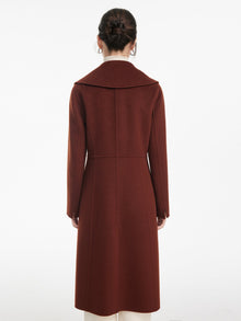 Cashmere coat | Brown