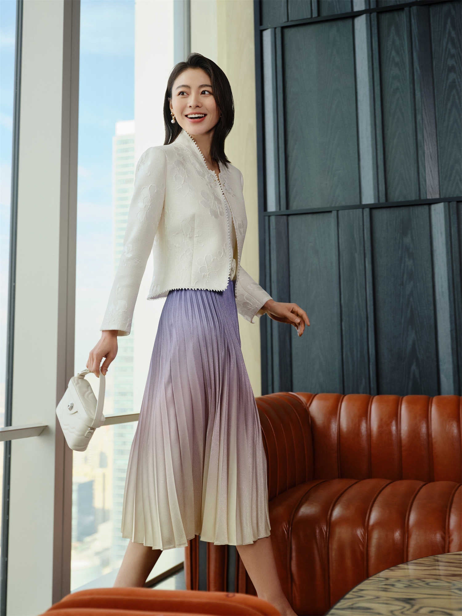 Traditional Chinese-style Short Jacket | White