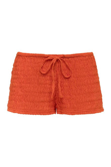 Low Rise Drawstring Short | Tangerine