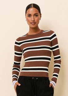 Dora Top Coconut Stripe - Solid & Striped