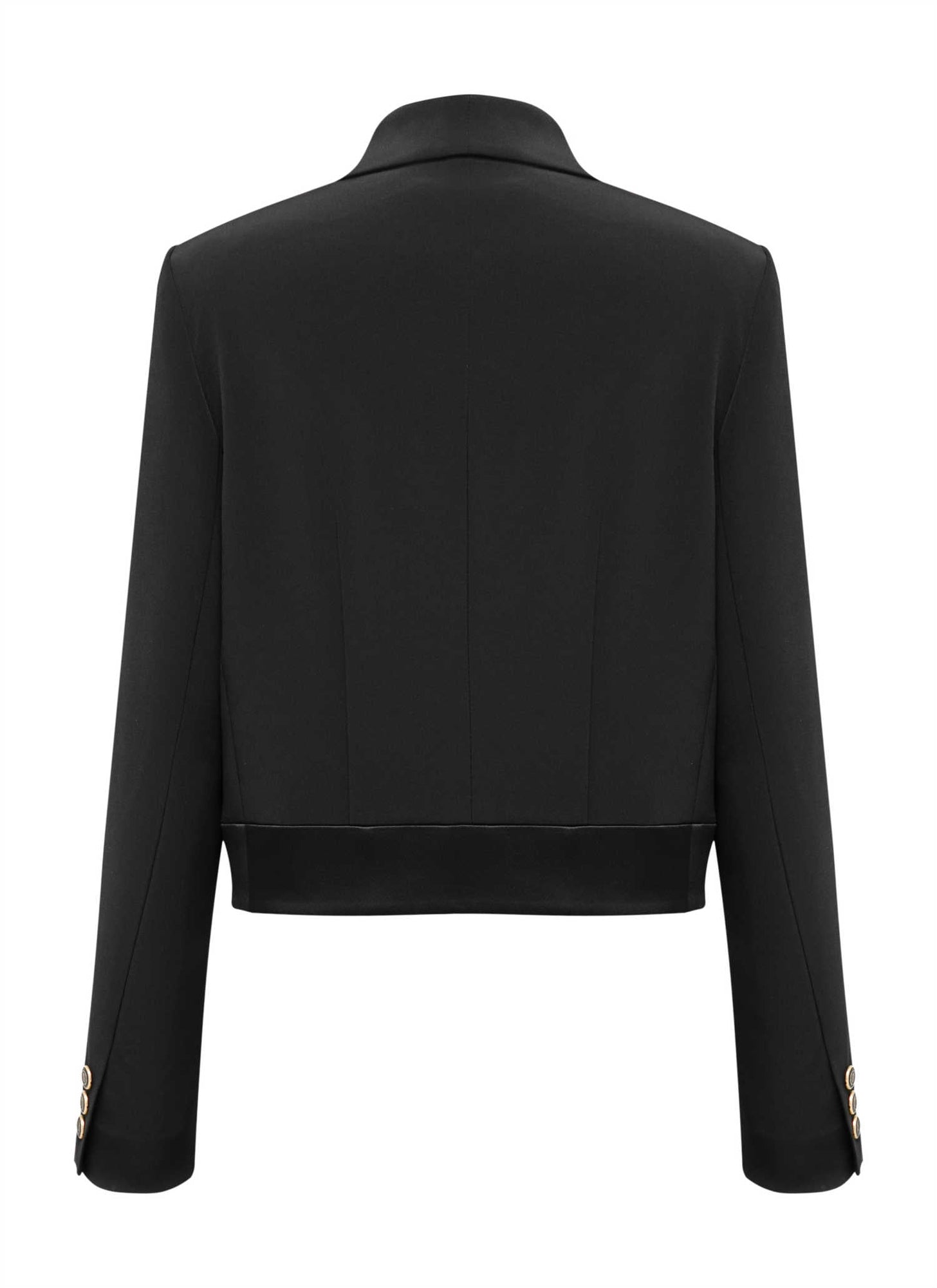 Triacetate Suit Jacket | Black