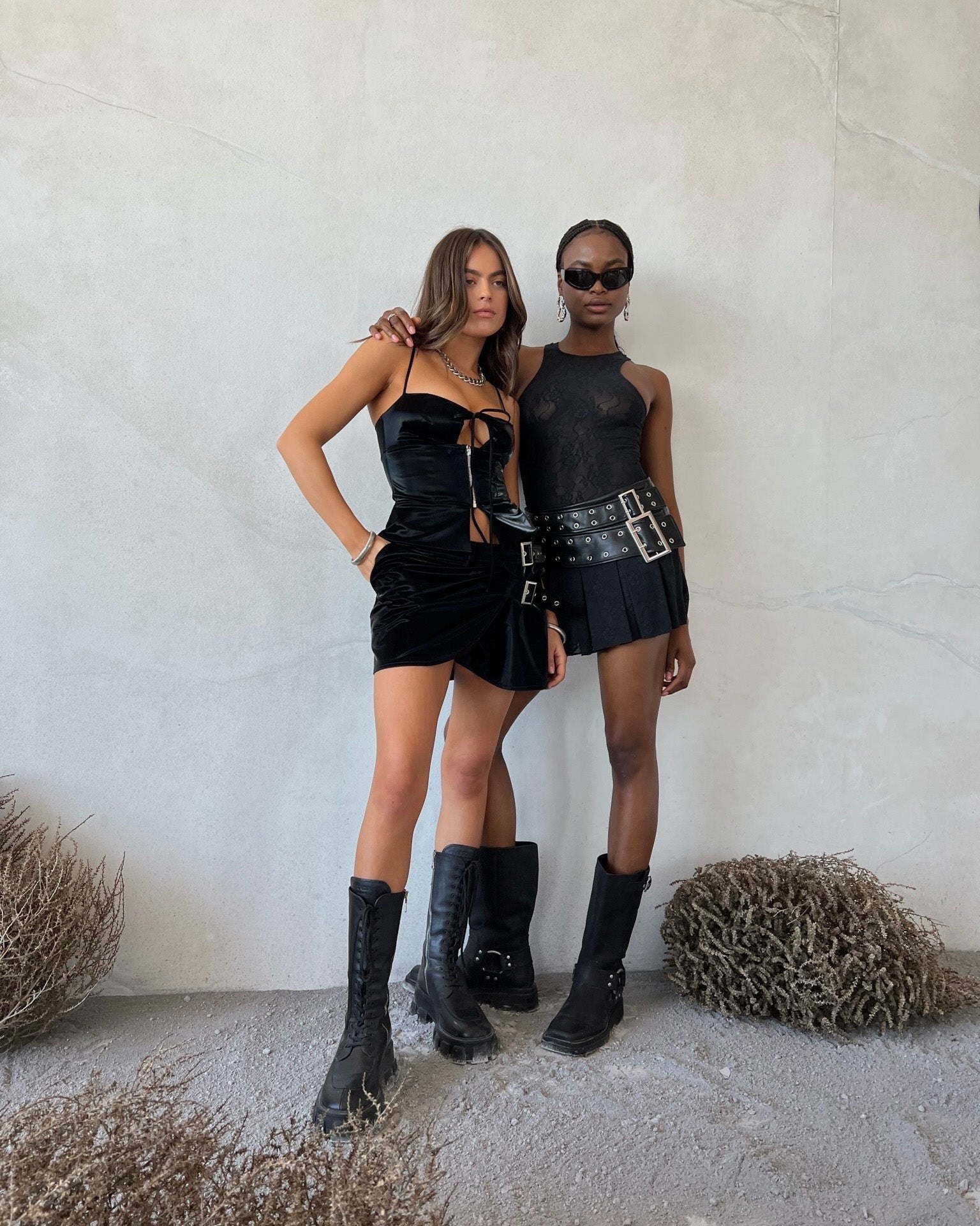 Peplum Corset Top | Black