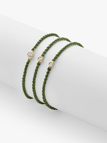 Ana Luisa Jewelry Bracelets Light Chains Diamond Bracelet Green Diamond Bracelet Large Silver