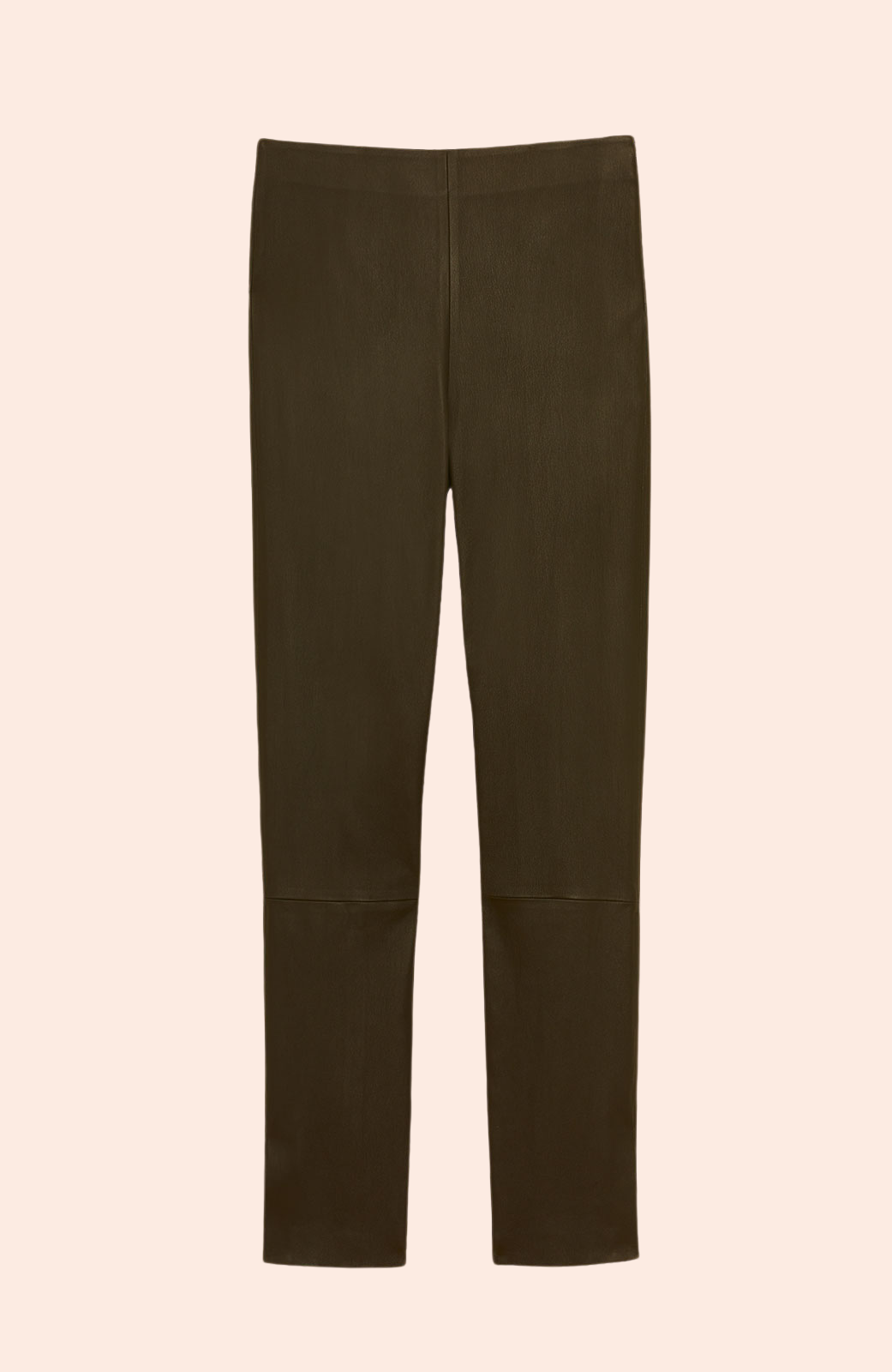 Leather Chloe Pant | Olive