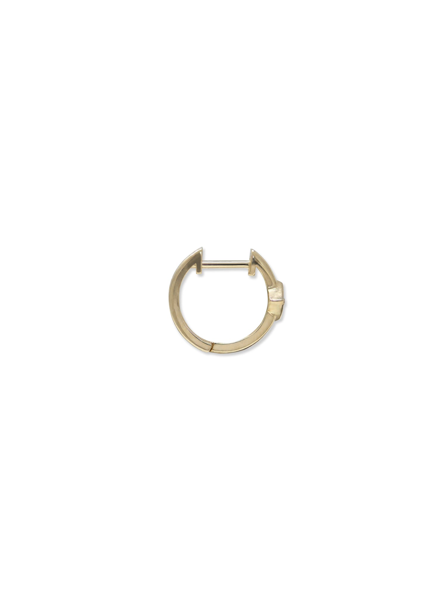 Cleo Diamond Square Huggies | Diamonds | 14K Yellow Gold