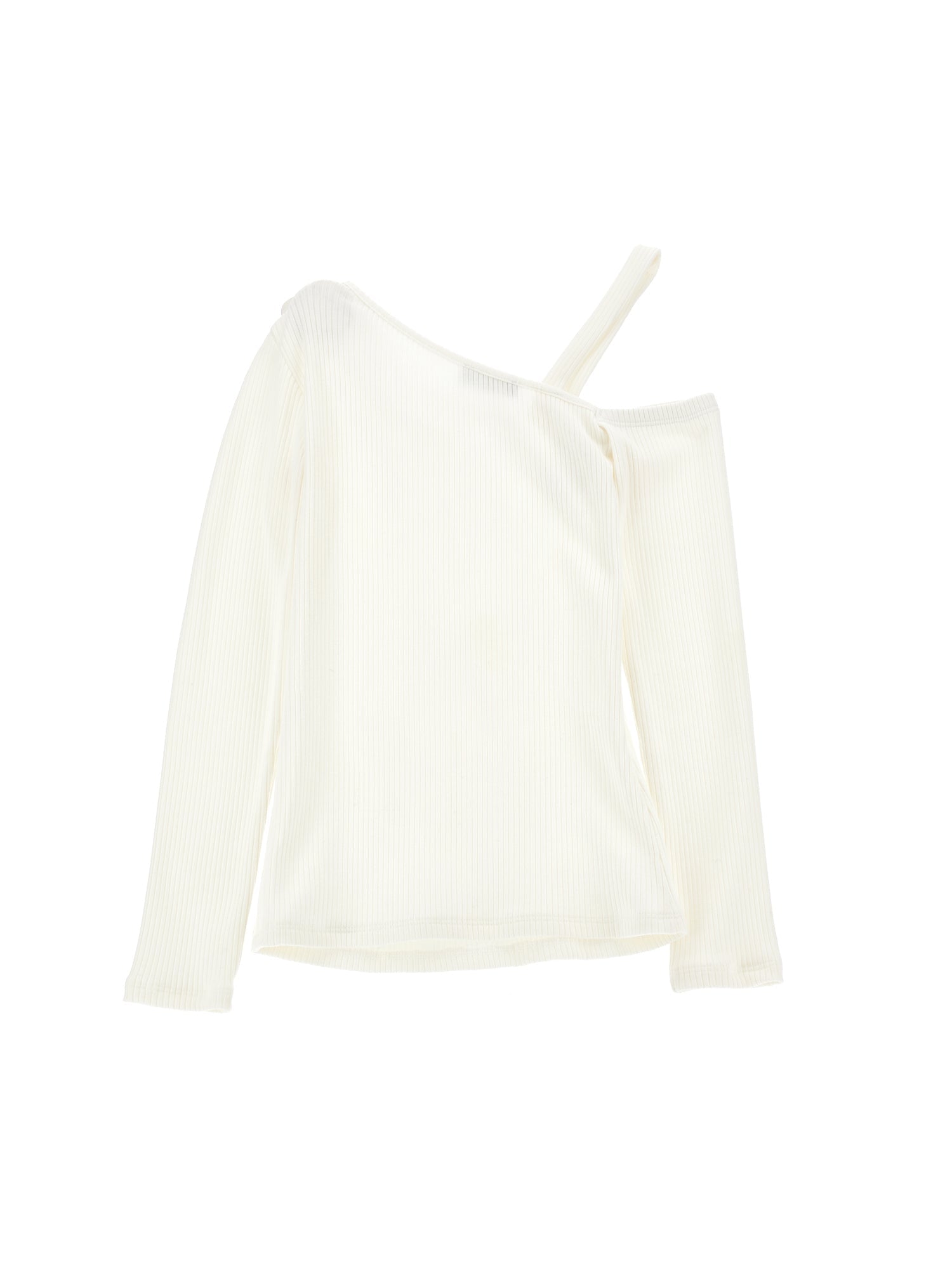 Girls | One Shoulder Viscose Top | Cream