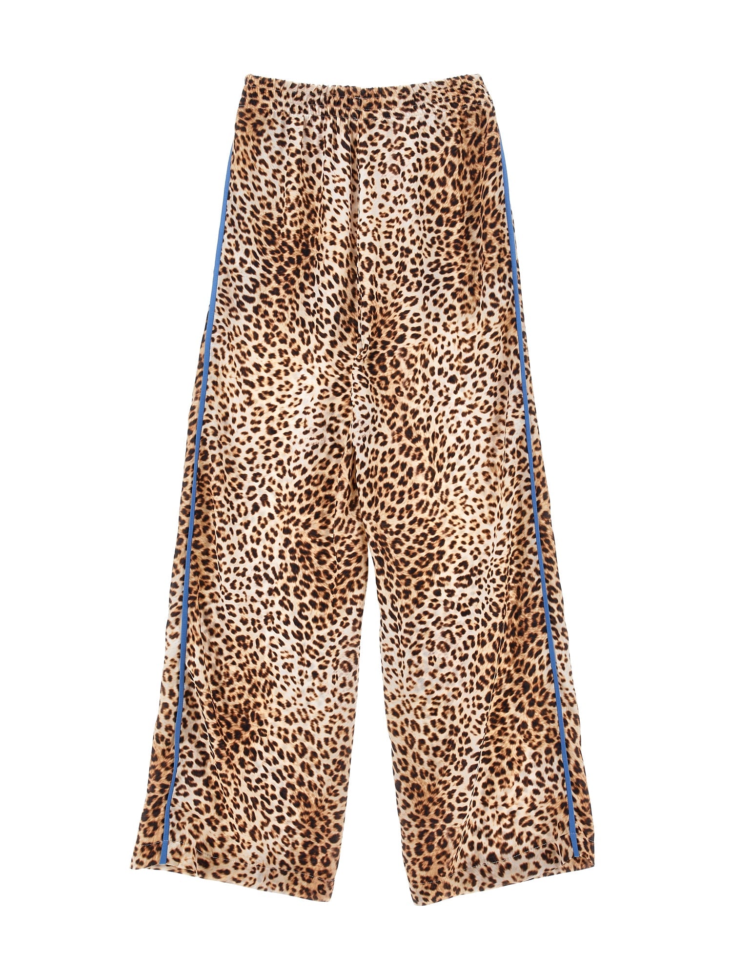 Girls | Flowing Satin Trousers | Leopard Print