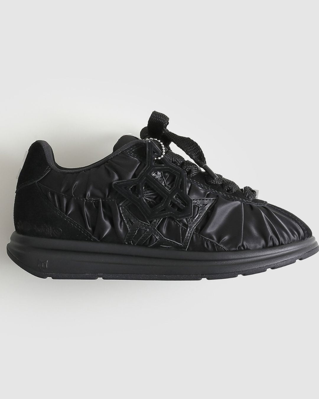 Womens | Expensed Satin Sneaker | Black