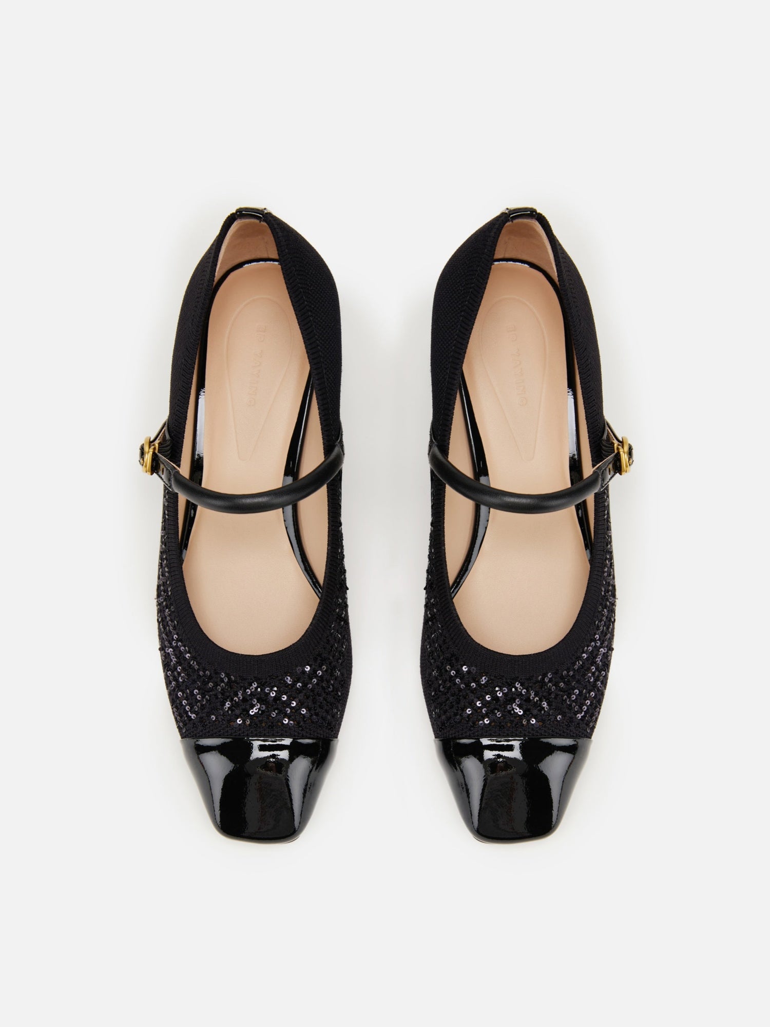 Square Toe High Heel | Black