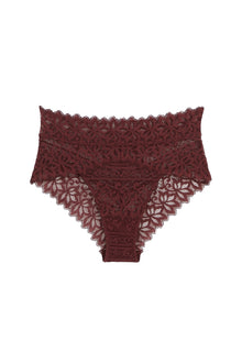 Orient High Waist Brief | Bloodstone