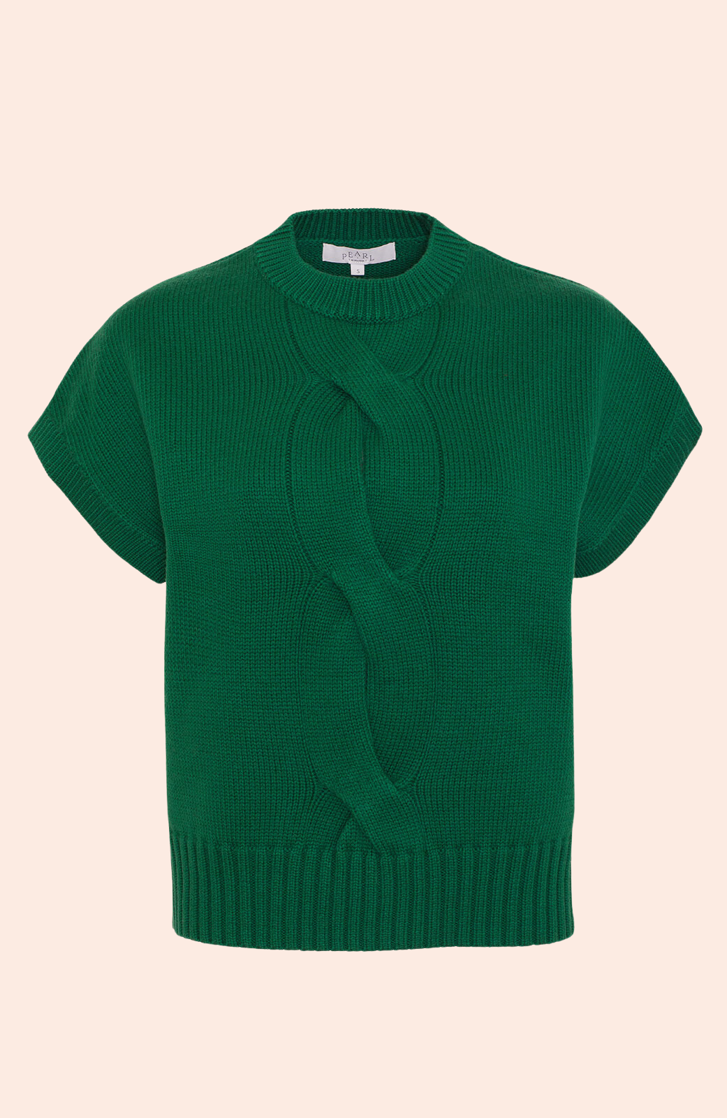 Sleeveless Crewneck Sweater | Forest