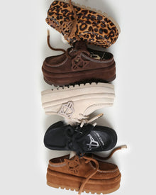 Womens | Blizzard Pony Suede/Shearling Loafer | Leopard