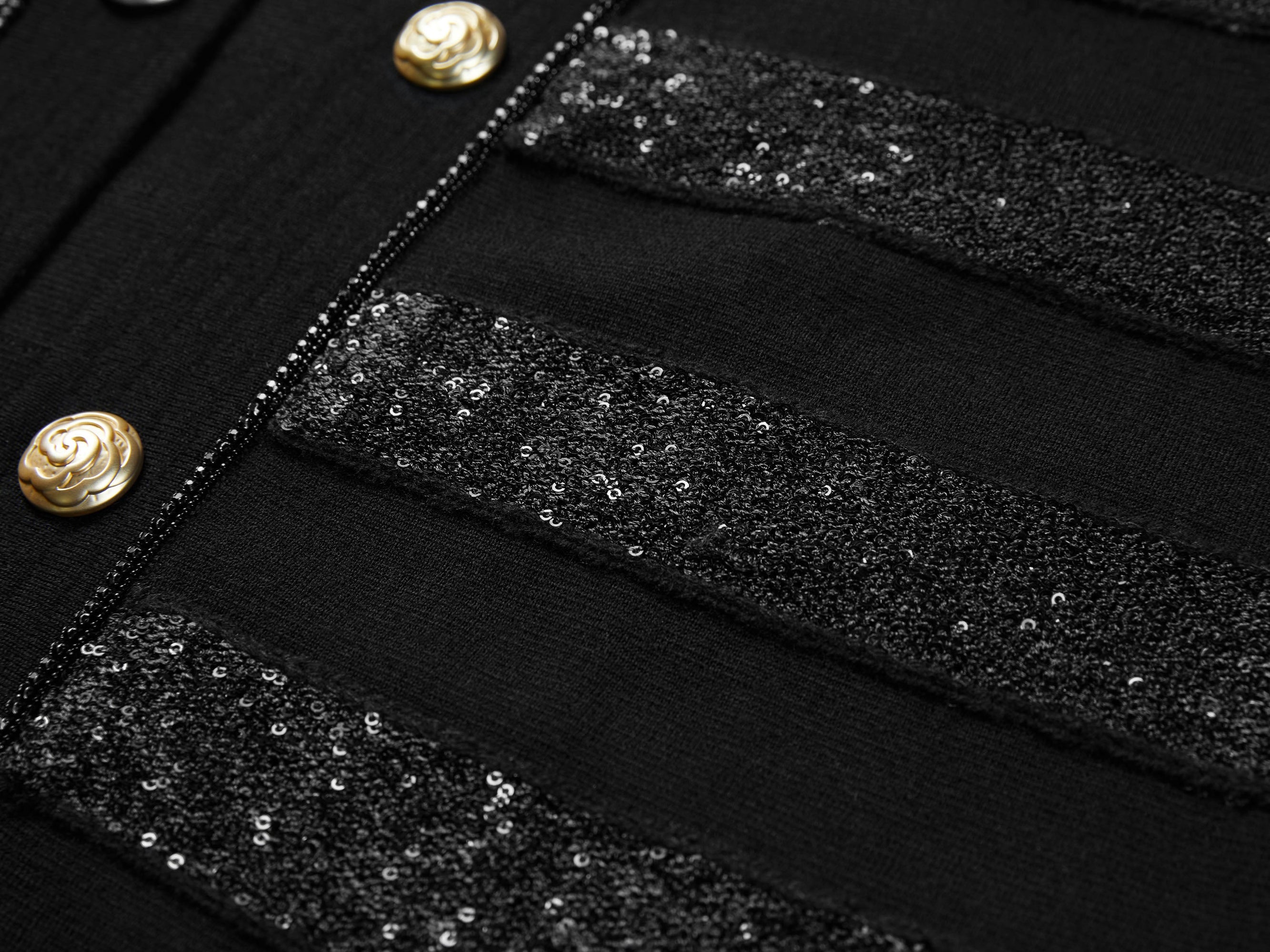 Buttoned Jacket | Black
