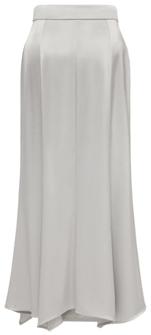 slim midi skirt | Grey