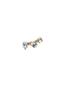 Anzie x Mel Soldera Petite Gem Crawler | Clear Topaz | 14K Yellow Gold