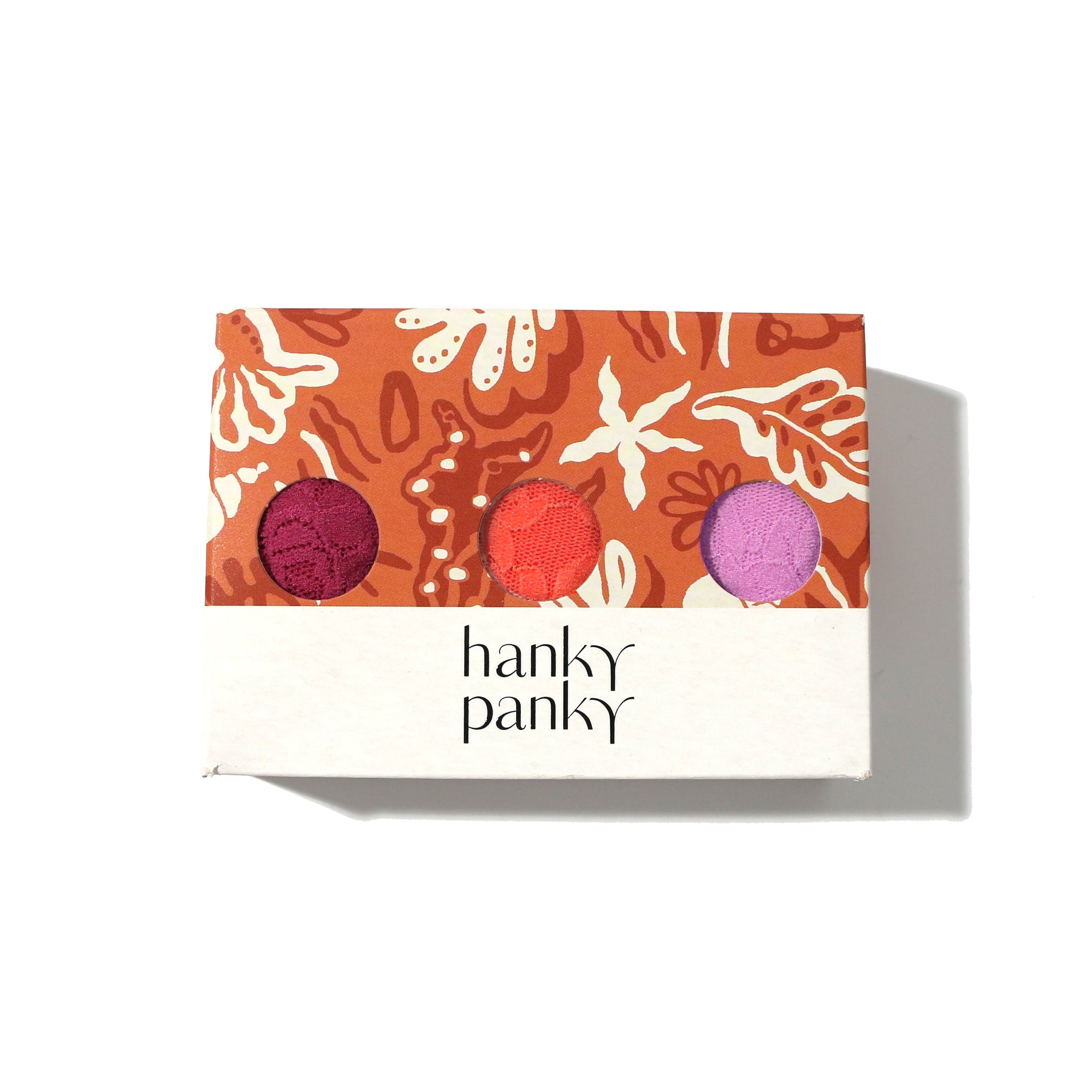 3-Pack Signature Lace Original Rise Thongs | Drifting Horizon/Tangelo Orange/Bright Amethyst (Sea Finds Box)