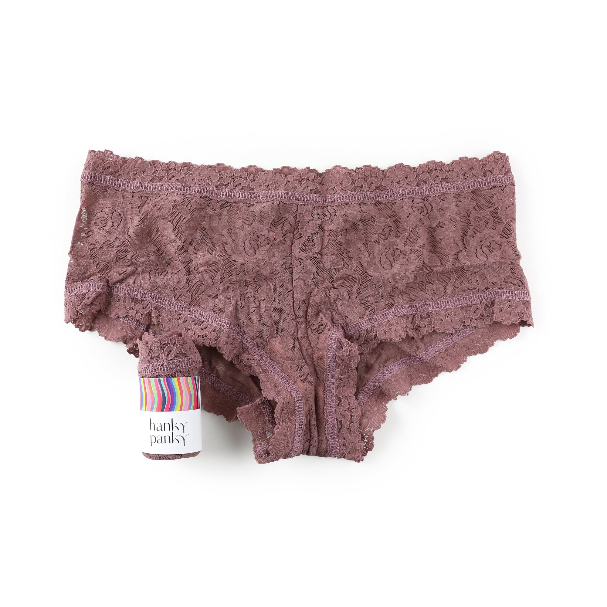 Signature Lace Boy Short | Artichoke Heart Purple