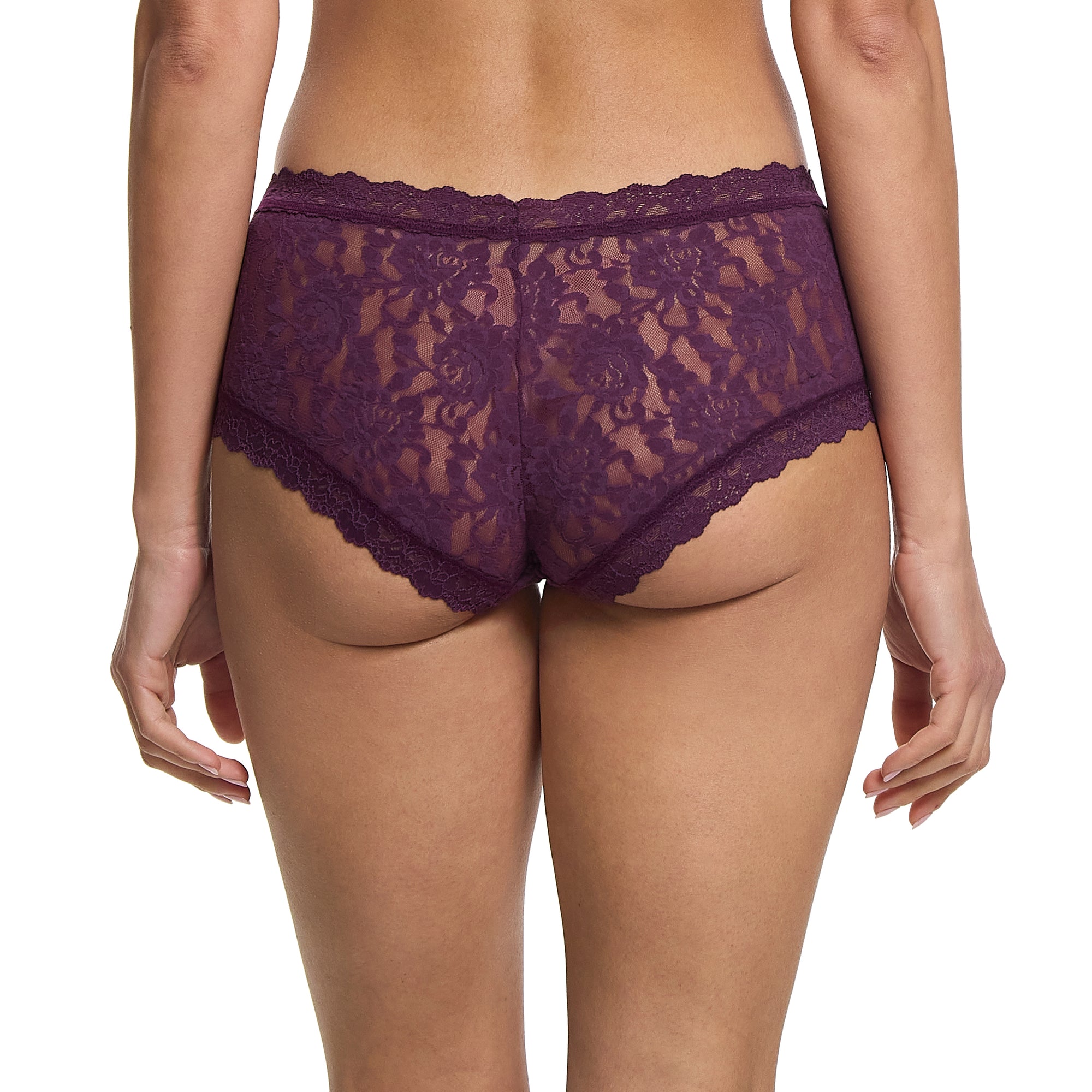 Signature Lace Boyshort | Stone Fruit (Purple)