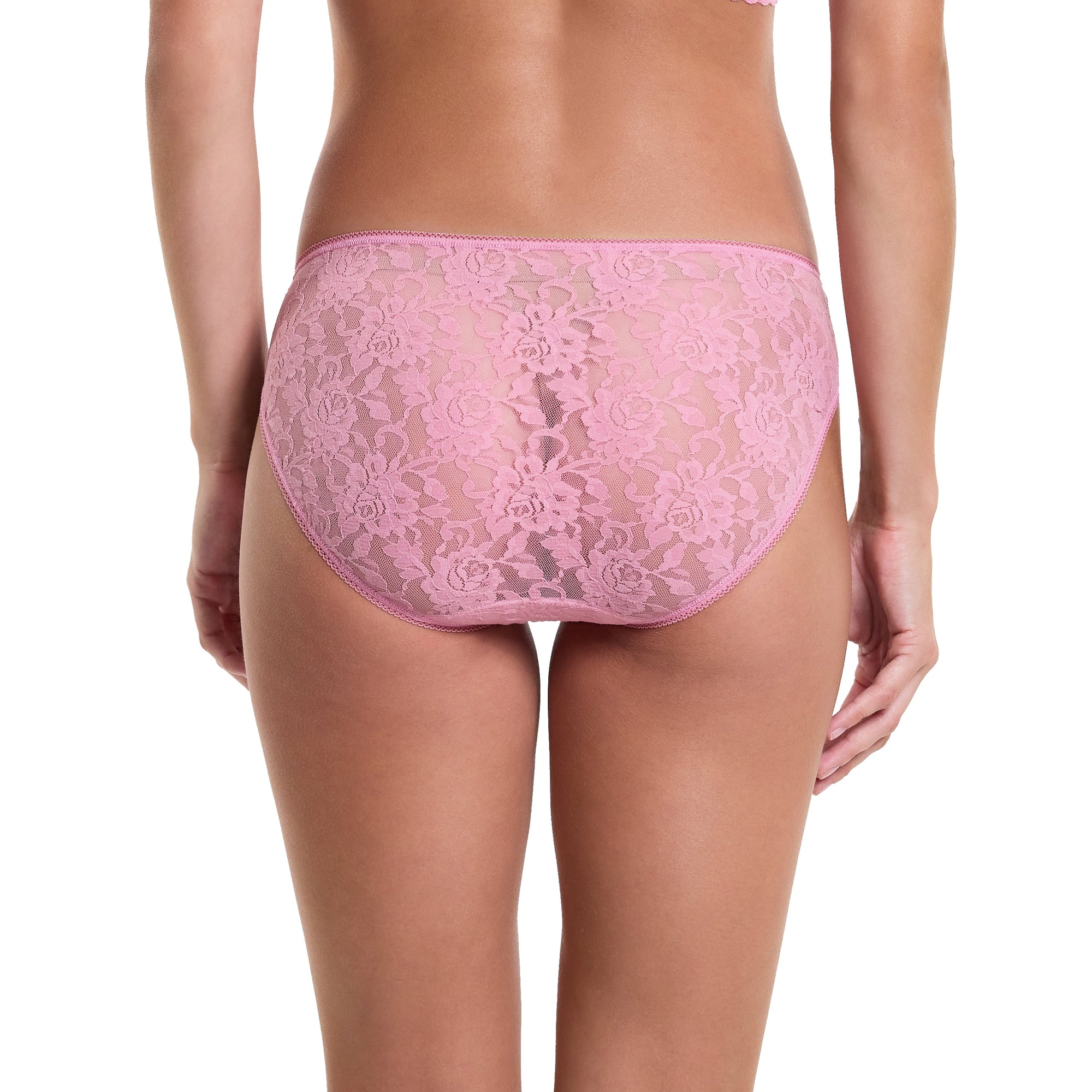 Signature Lace Bikini | Tea Cake (Pink)