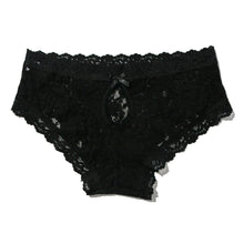 Signature Lace Keyhole Cheeky | Black